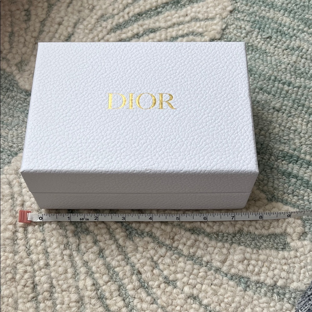 Dior White Box with Gold Logo